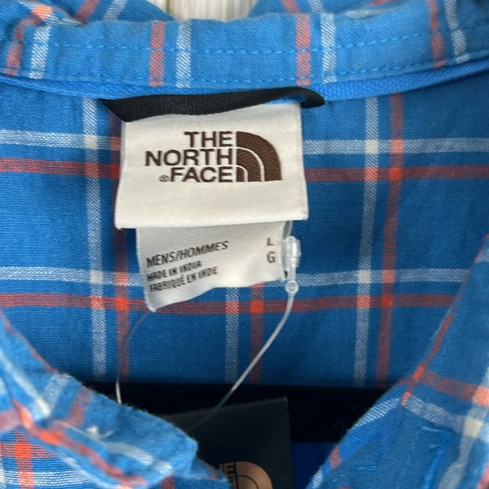 The North‎ Face Men’s Loghill Short Sleeve Shirt Blue Size Large NWT/NEW